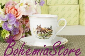 Чайная Чашка 300 мл с блюдцем 0 см Мэри-Энн (Mary-Anne) Охотничьи сюжеты Чехия