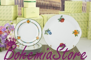 Набор для Торта 19 см на 6 персон 7 предметов Мэри-Энн (Mary-Anne) Фруктовый Сад Чехия